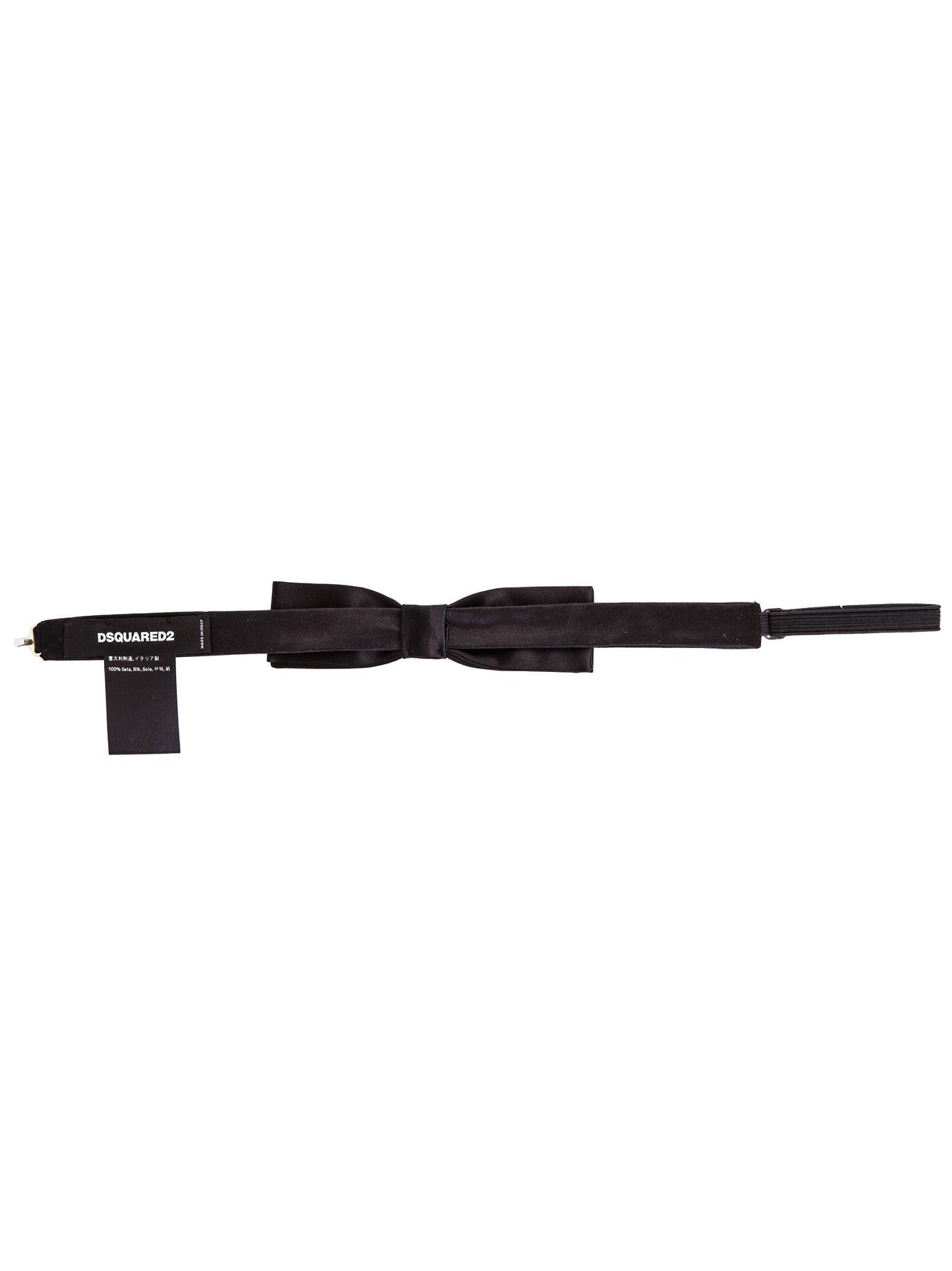 Dsquared2 Silk Bow Tie — Black Ties