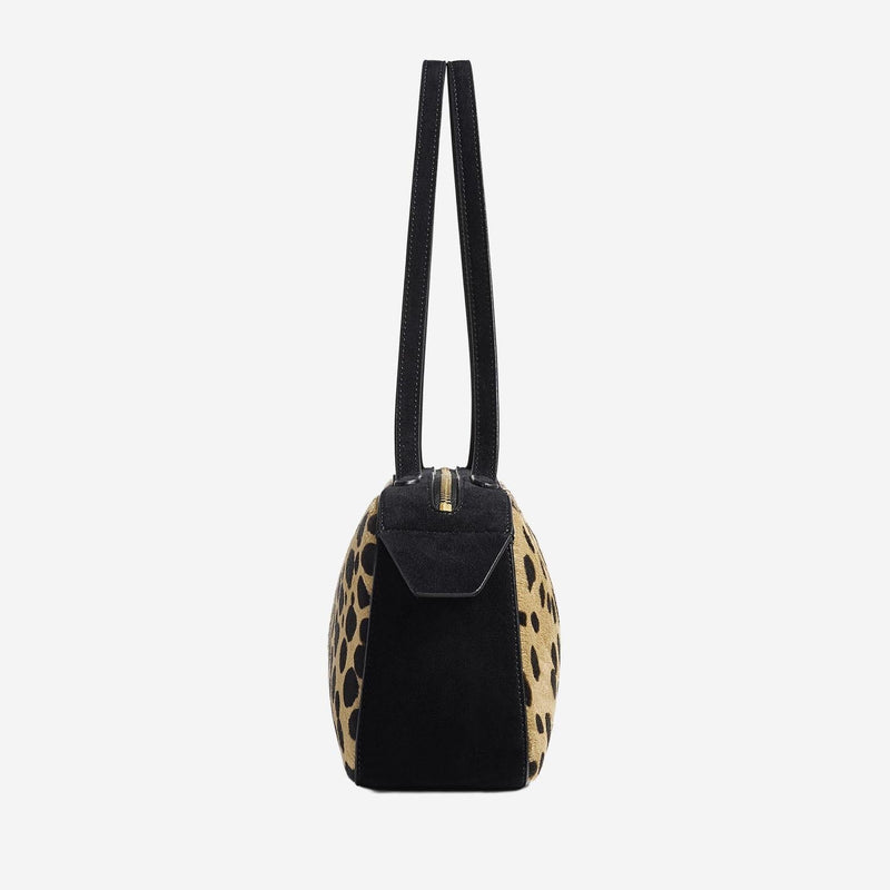 Khaite Simona Shoulder Bag — Beige Calfskin