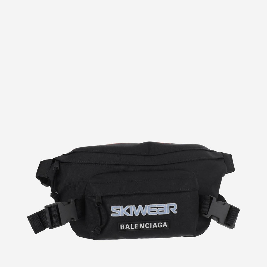 Balenciaga Skiswear Belt Bag — Black Polyester