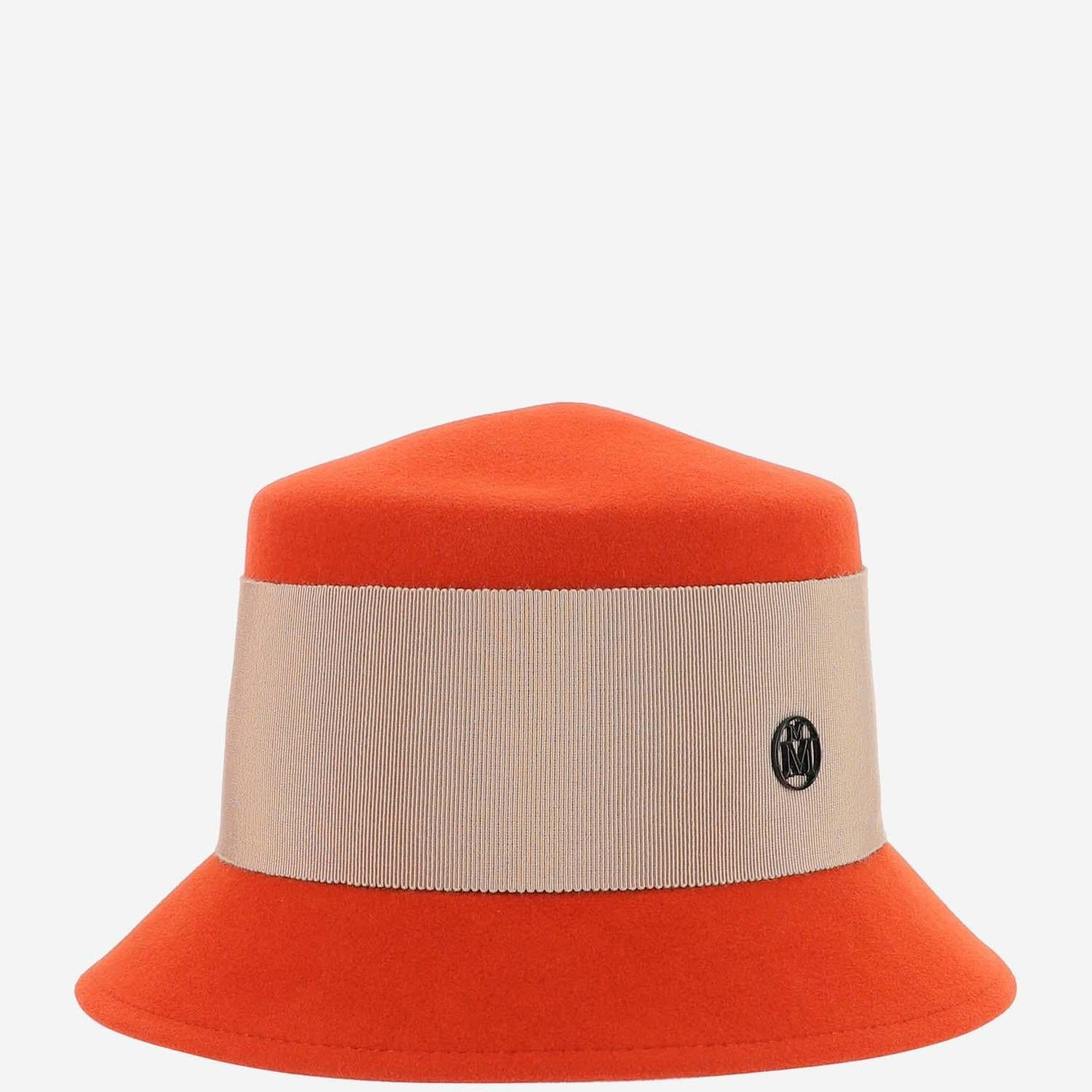 Maison Michel 1083031001 Rabbit Felt Bucket Hat — Orange