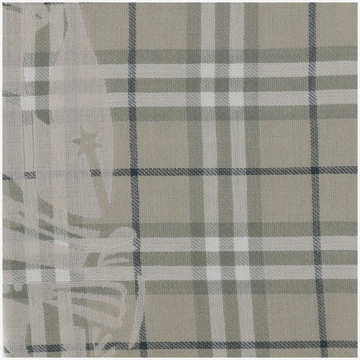 Burberry Wool Check Scarf — Multicolor Scarfs