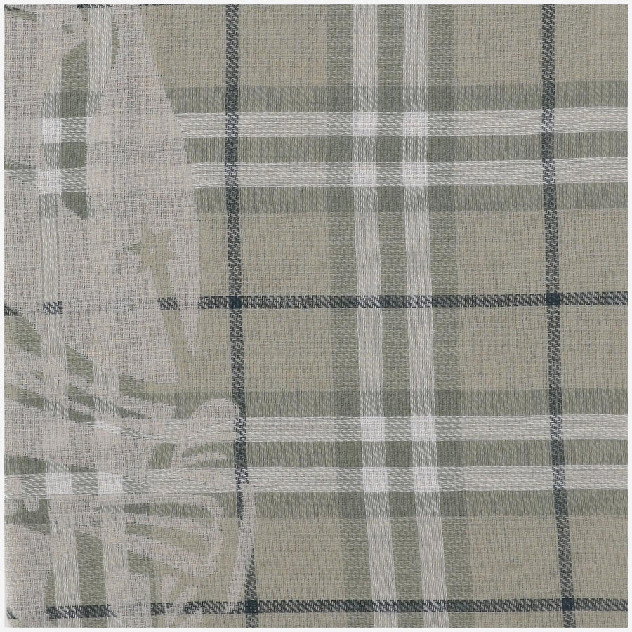Burberry Wool Check Scarf — Multicolor Scarfs