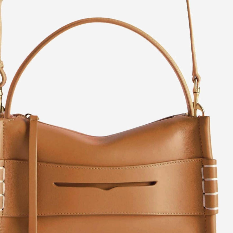 Jw Anderson Loafer Shoulder Bag — Brown Leather