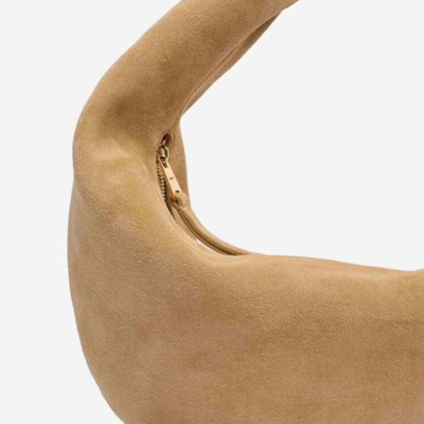 Khaite Olivia Hobo Bag — Beige Baby Calfskin Leather