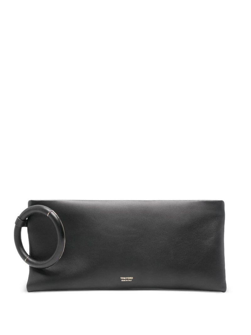 Tom Ford Clutch — Black Sheepskin