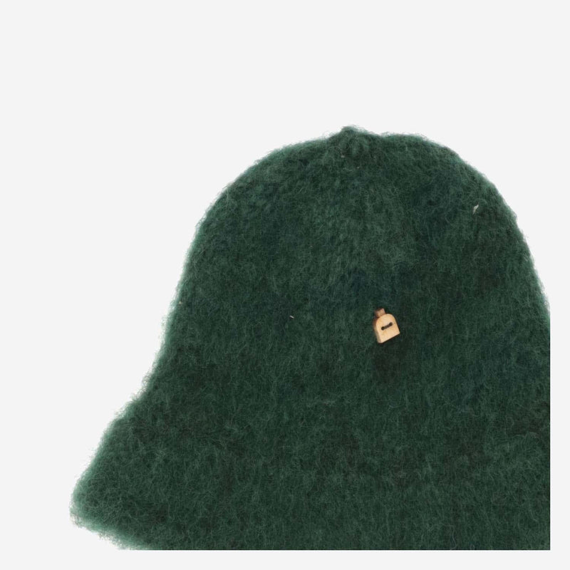 Myssy Maa Finnshep Wool Bucket Hat — Green