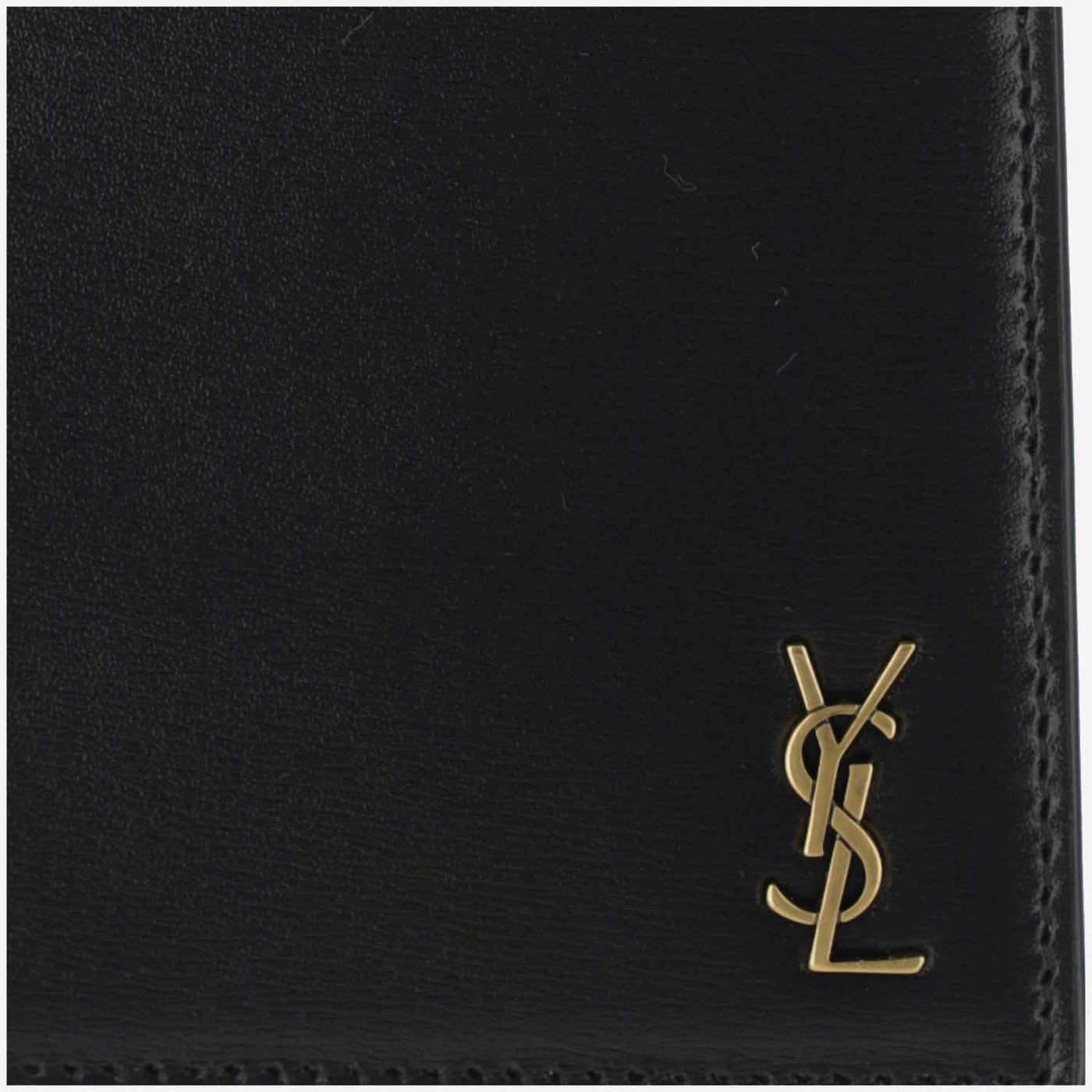 Saint Laurent Wallet — Black Calfskin