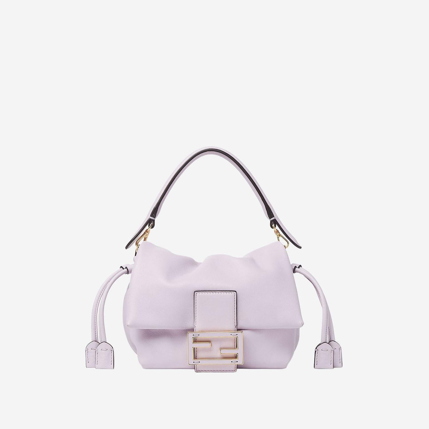 Fendi Quilted Nappa Leather Shoulder Bag — Pink
