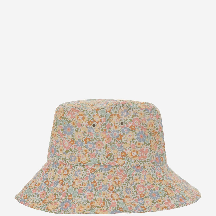 Bonpoint S05gacw00007 Floral Cotton Bucket Hat — Multicolor