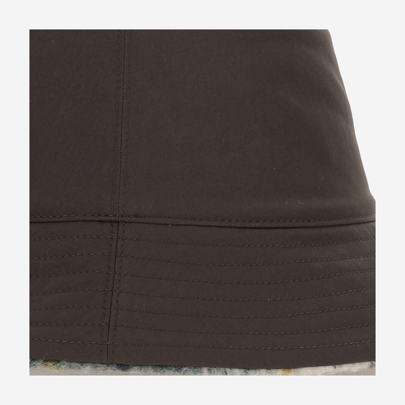Burberry 8098375 Reversible Wool-Blend Fleece Bucket Hat — Green
