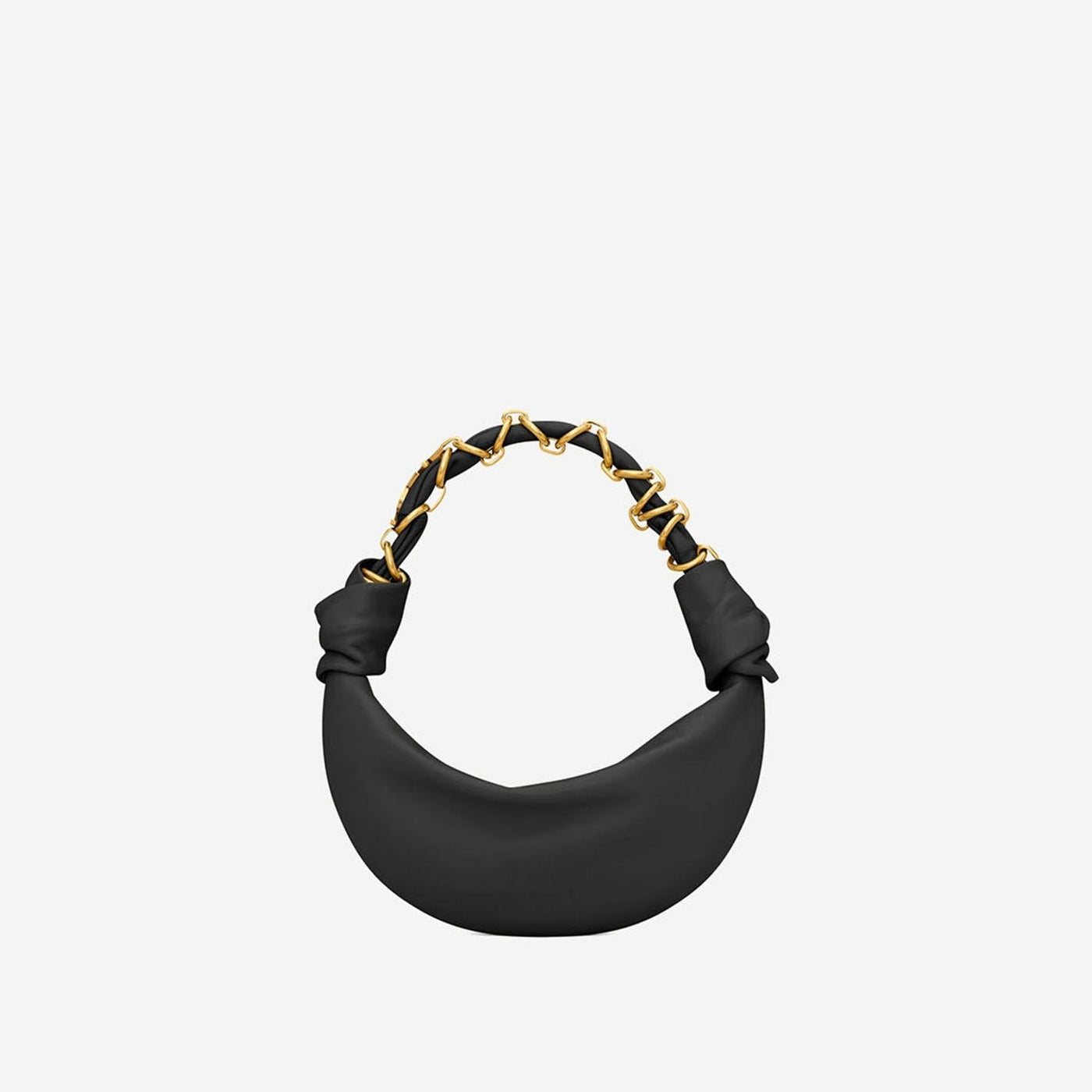 Saint Laurent Hobo Bag — Black Leather