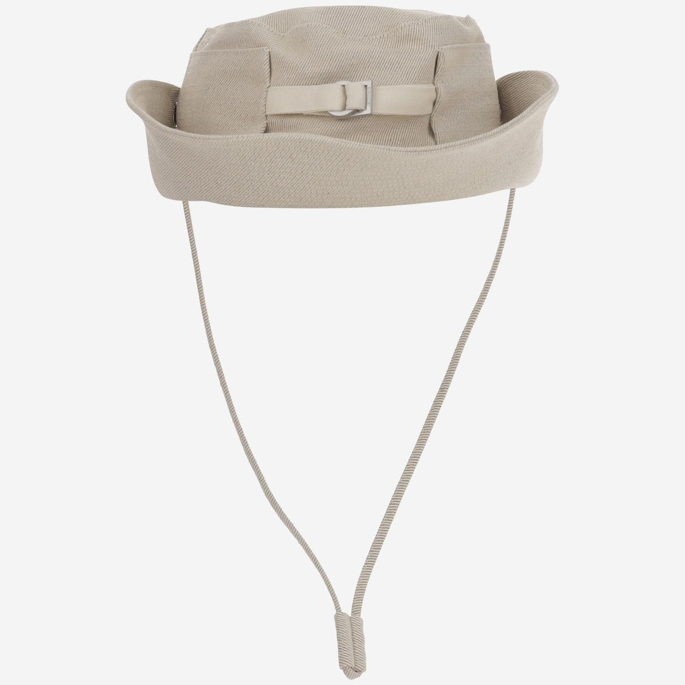 Jacquemus Acu00721aw00595 Linen-Cotton Blend Bucket Hat — White