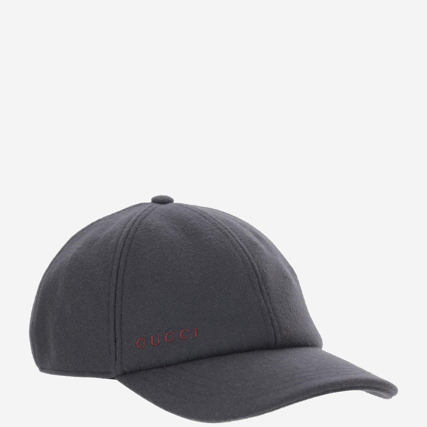 Gucci 843010 Wool Baseball Cap — Navy Caps