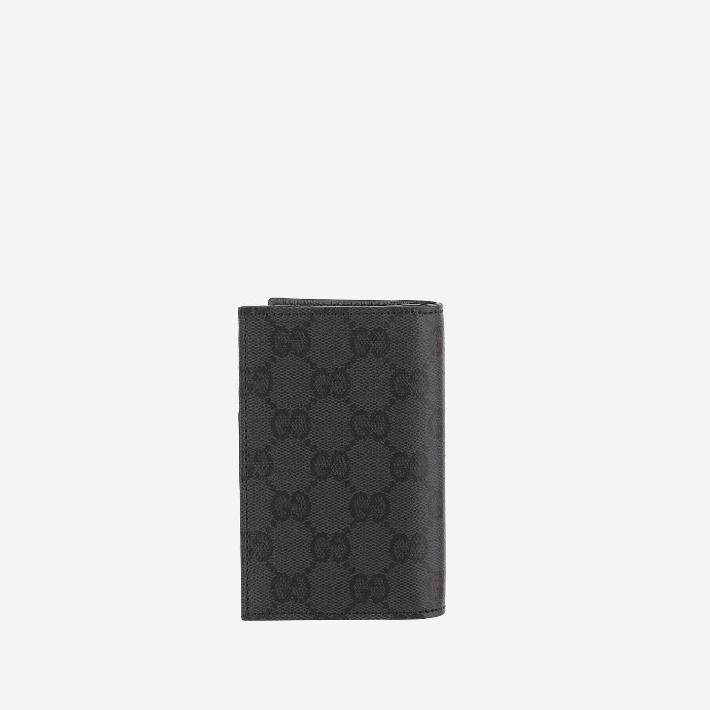 Gucci Gg Fabric Card Case — Black Cotton Wallets & Cardholders
