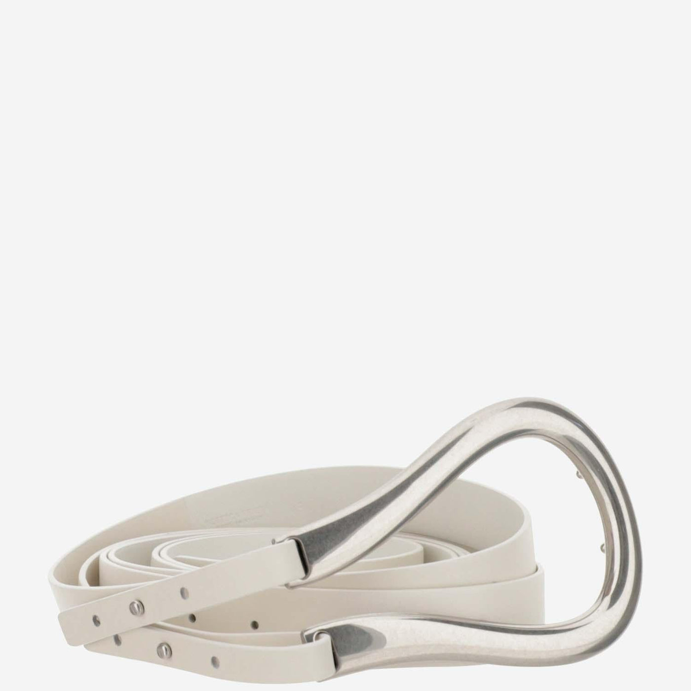 Bottega Veneta French Calf Calfskin Belt — White