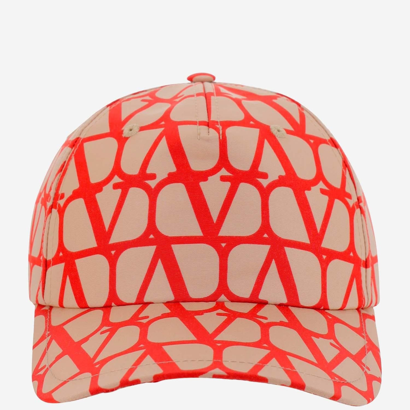 Valentino Garavani 2y0hda10 Baseball Cap — Red Silk Caps
