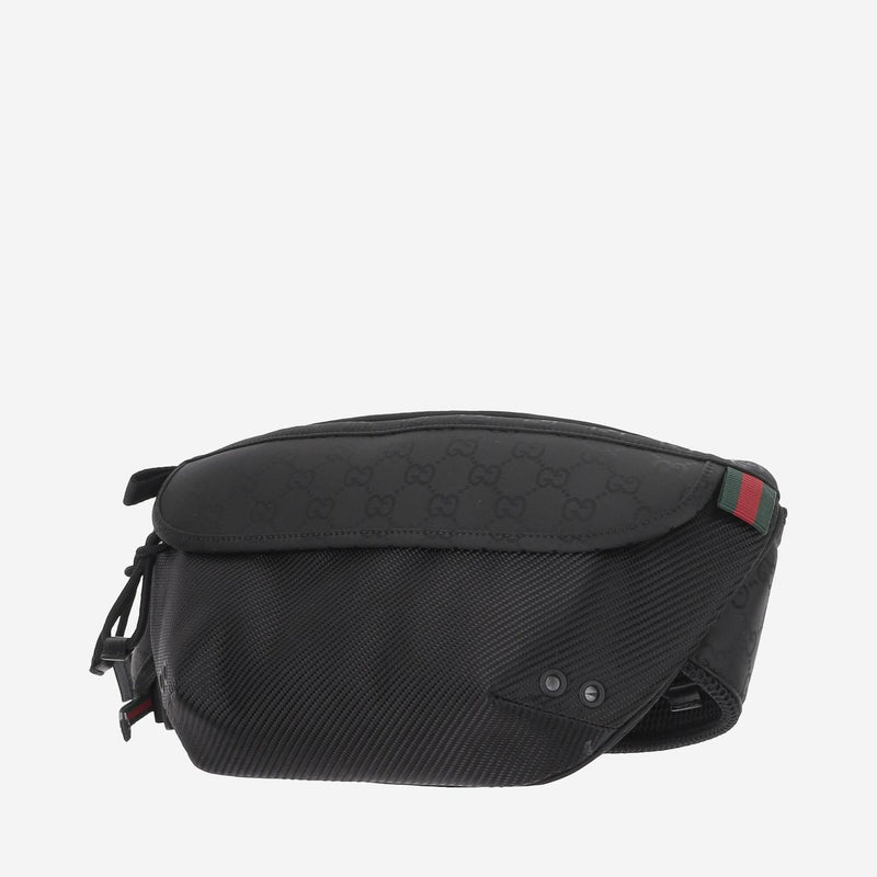Gucci Gg Belt Bag — Black Polyamide