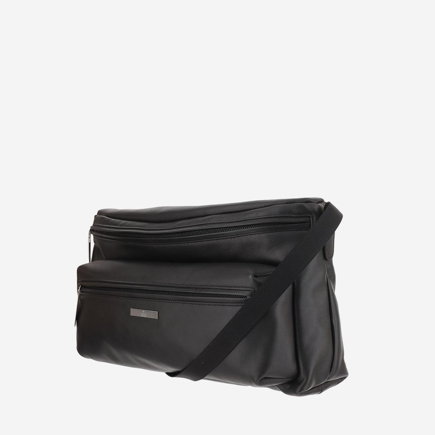 Gucci Calf Skin Shoulder Bag — Black