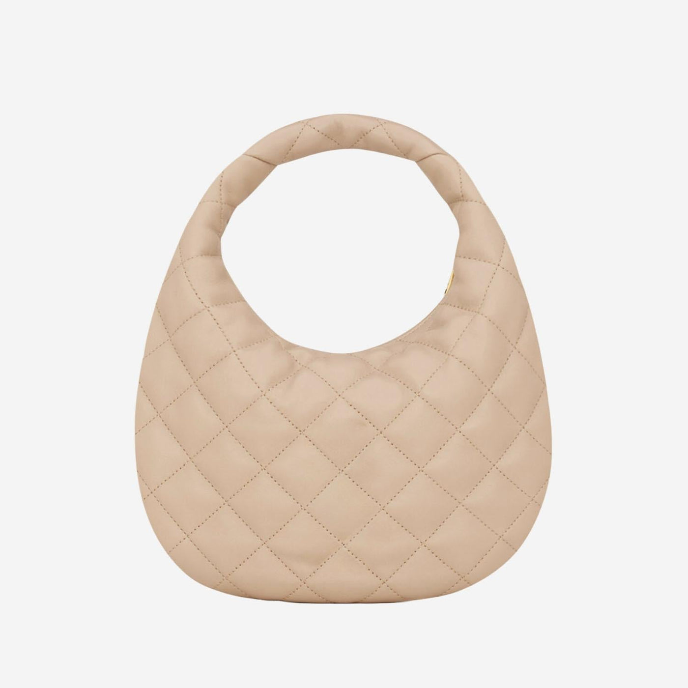 Saint Laurent Icare Shoulder Bag — Beige Nappa Leather
