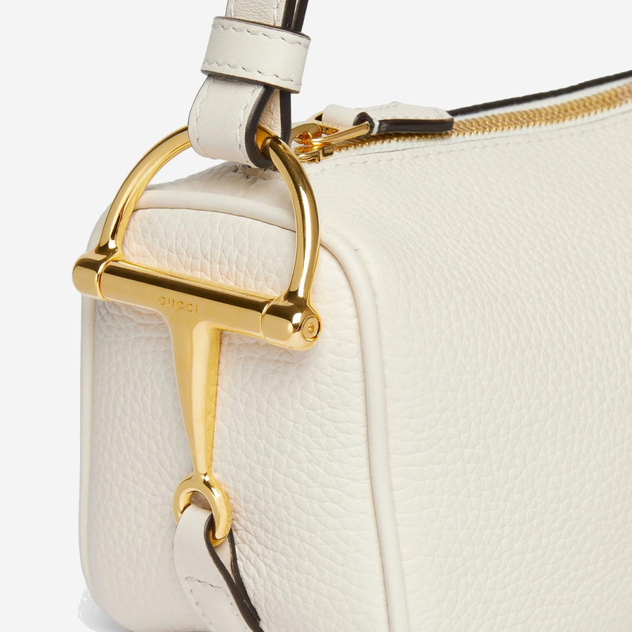 Gucci Shoulder Bag — White Leather