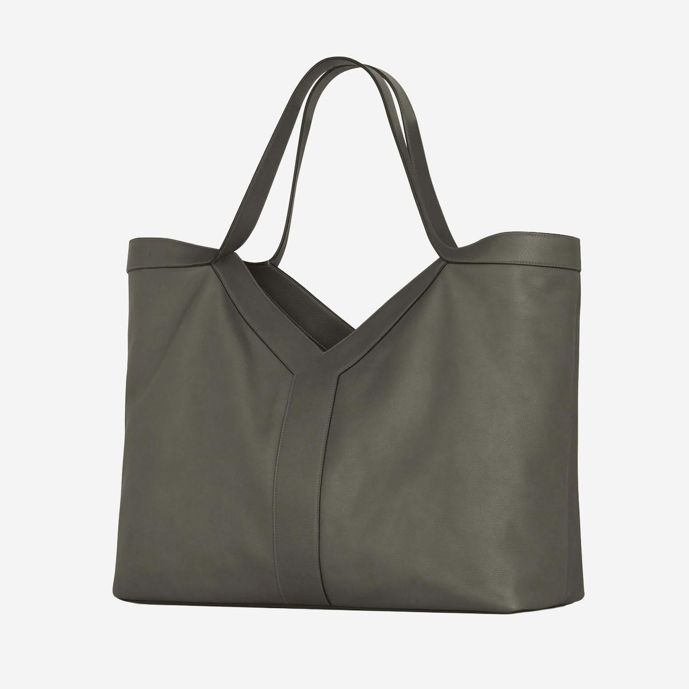 Saint Laurent Leather Shoulder Bag — Green