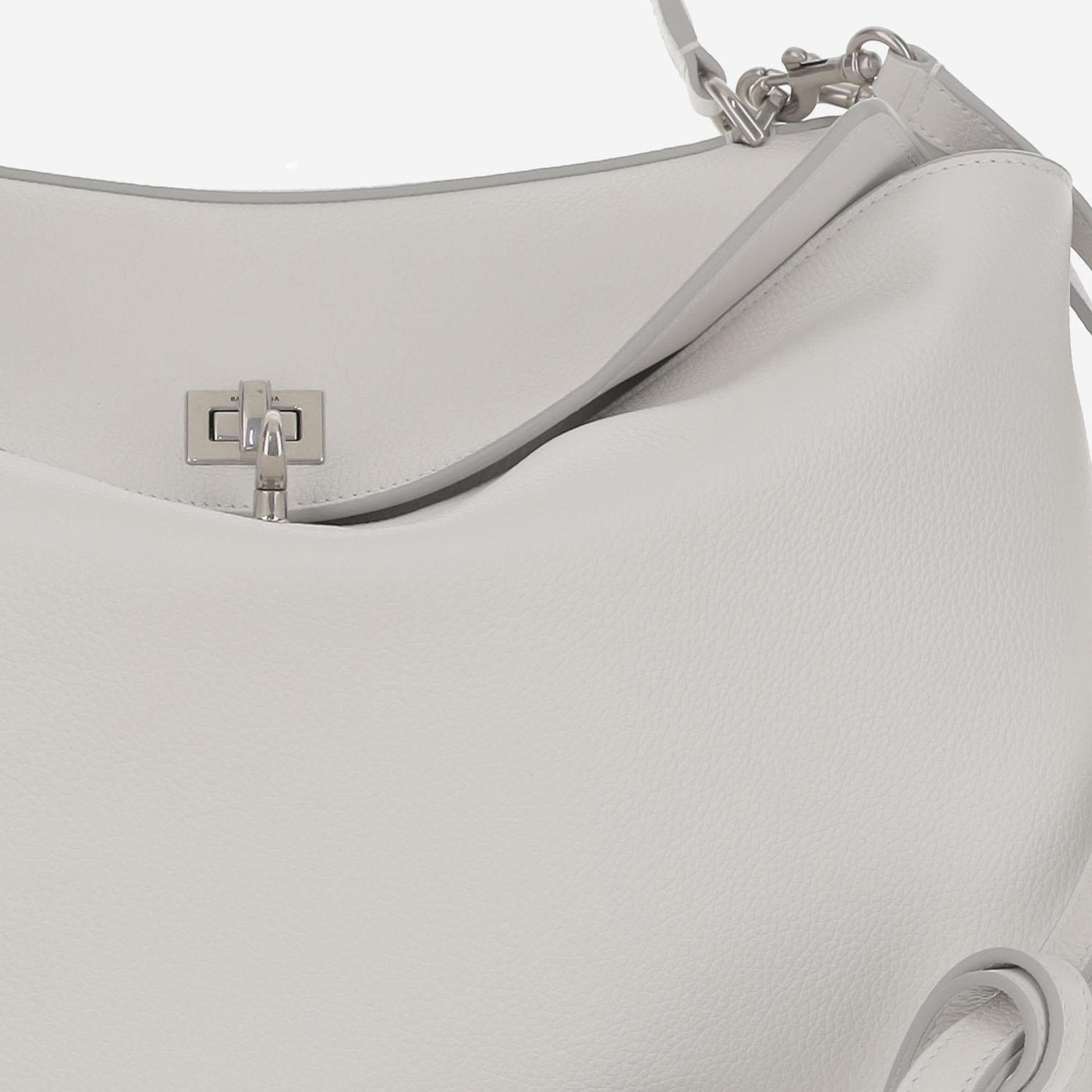 Balenciaga Shoulder Bag — White Calfskin