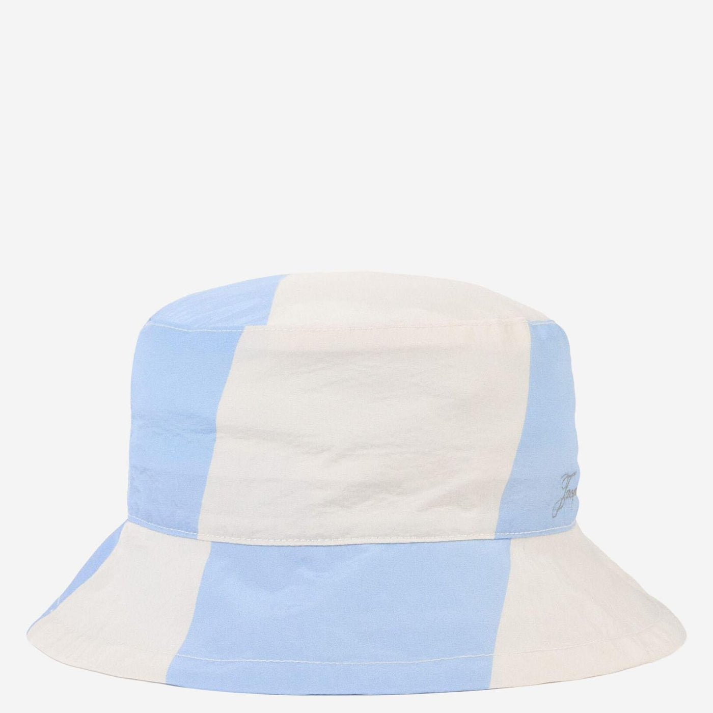 Jacquemus Acu00812aw00753 Striped Polyamide Bucket Hat — Blue
