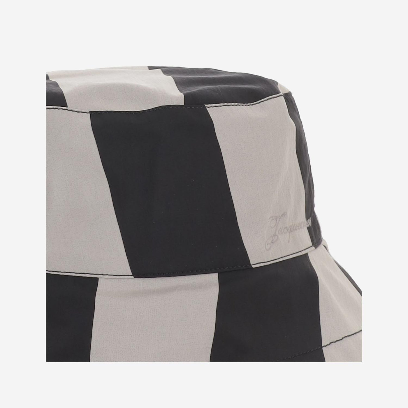 Jacquemus Acu00812aw00753 Striped Nylon Bucket Hat — Multicolor