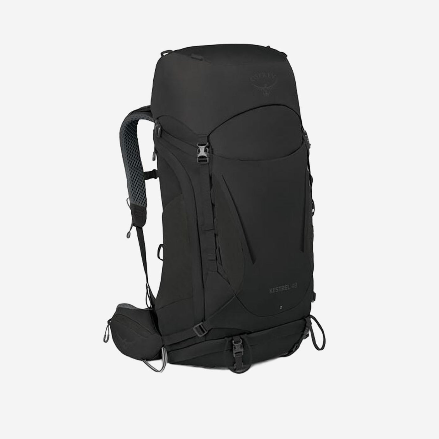 Osprey Kestrel Backpack — Black Recycled Polyamide