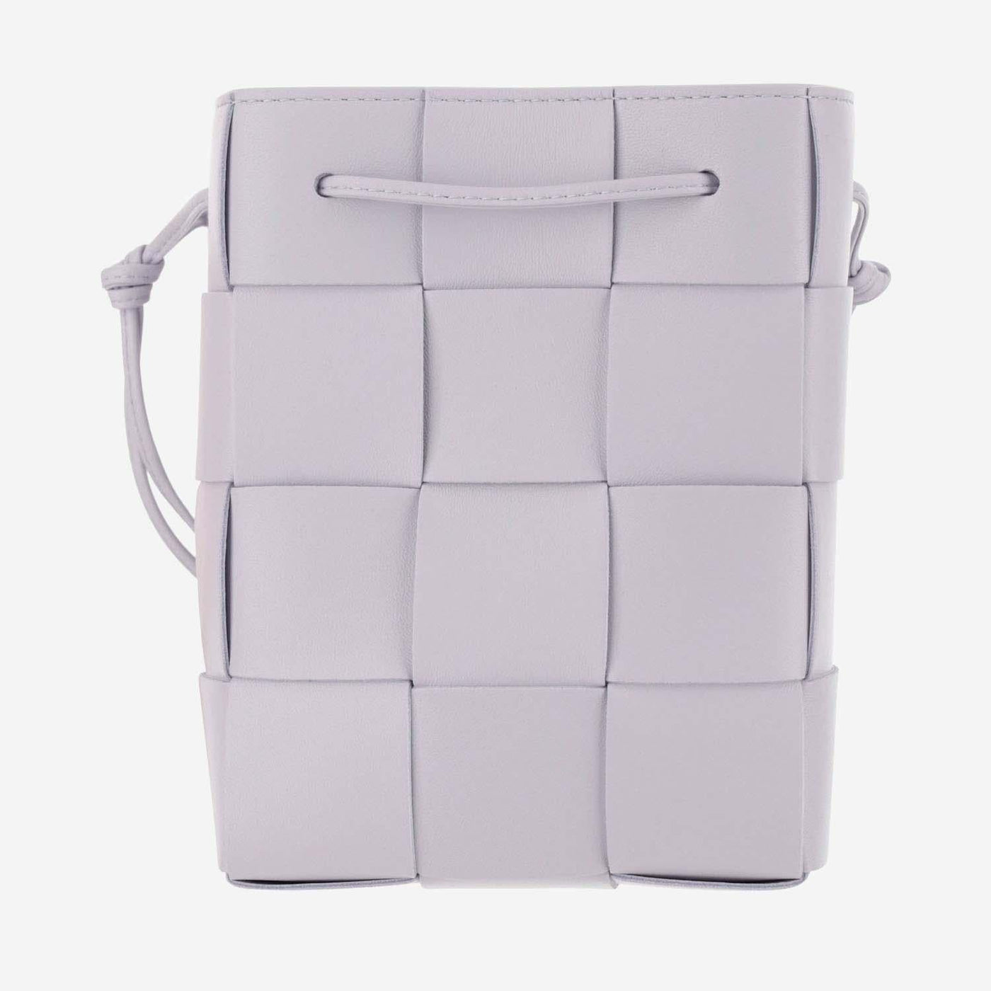 Bottega Veneta Cassette Crossbody Bag — Purple Lambskin