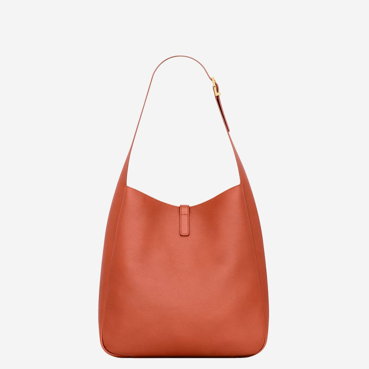 Saint Laurent Shoulder Bag — Orange Leather