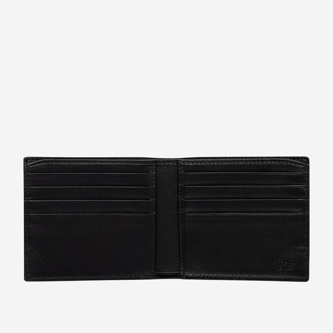 Gucci Web-Detail Leather Wallet — Black