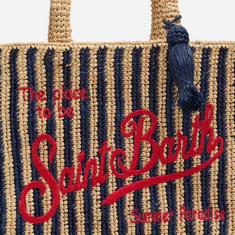 Mc2 Saint Barth Collette Tote Bag — Multicolor Raffia