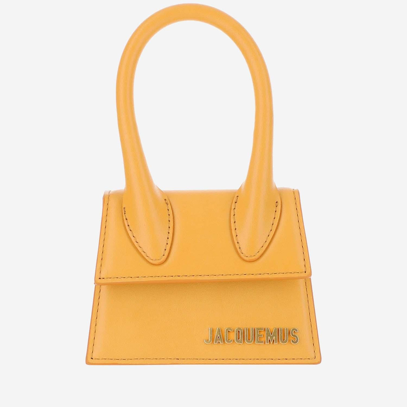 Jacquemus Top Handle Bag — Beige Leather