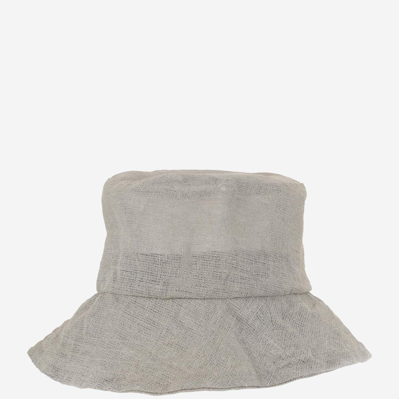 Reinhard Plank Contas Bucket Hat — Gray Linen