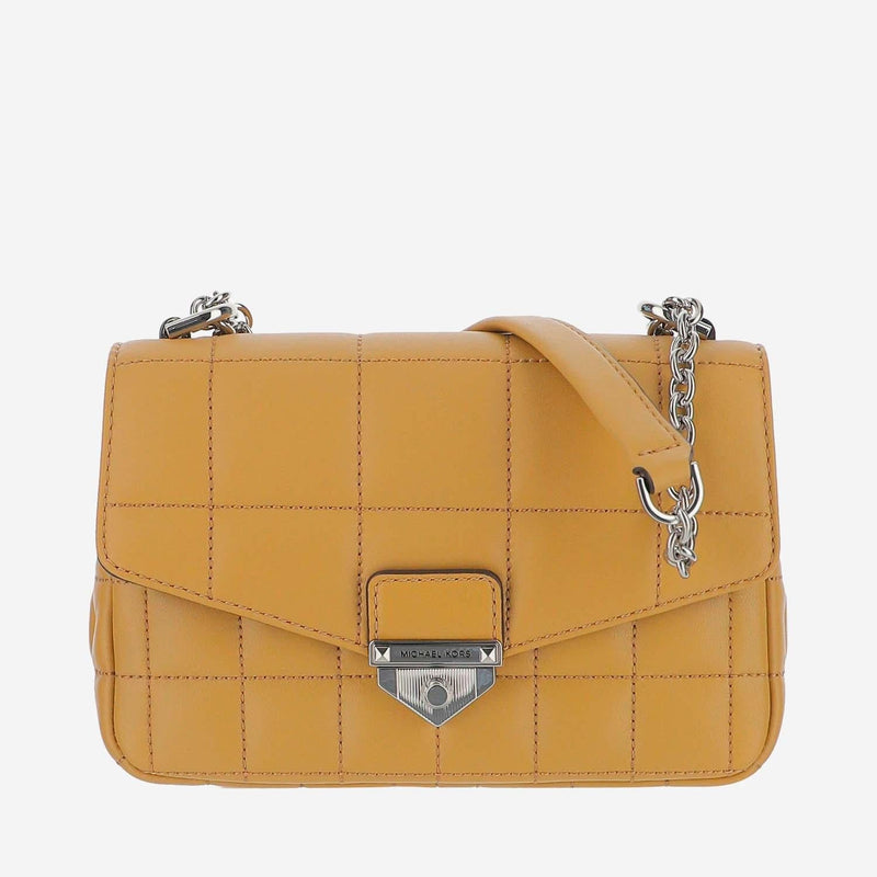 Michael Kors Shoulder Bag — Beige Lambskin