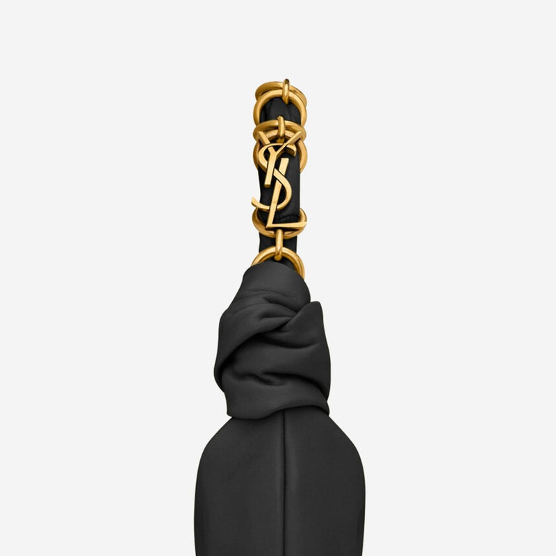 Saint Laurent Hobo Bag — Black Leather