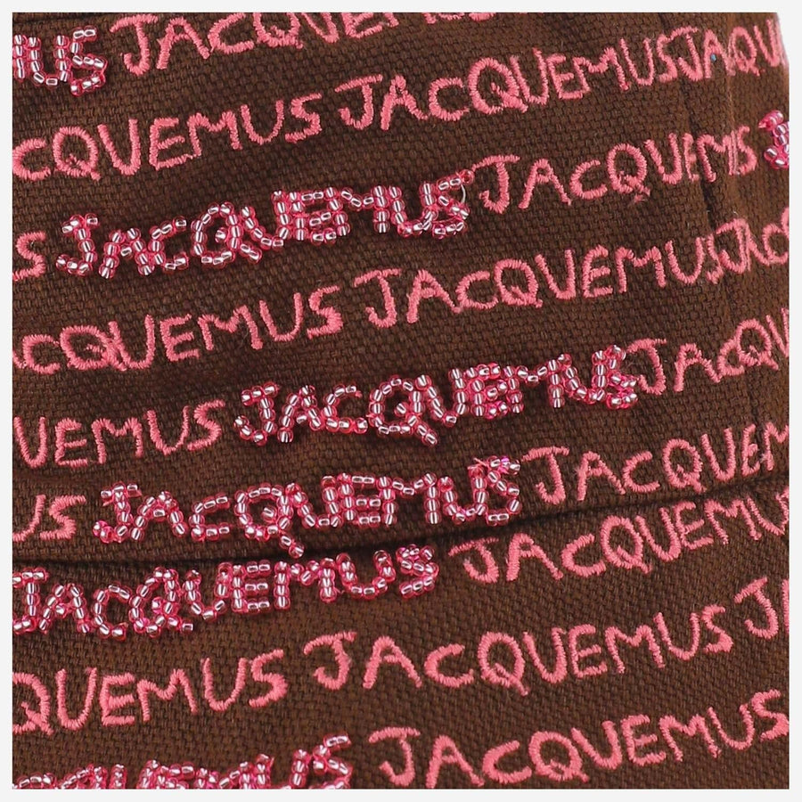 Jacquemus 235ac451 Logo-Embroidered Cotton Bucket Hat — Multicolor