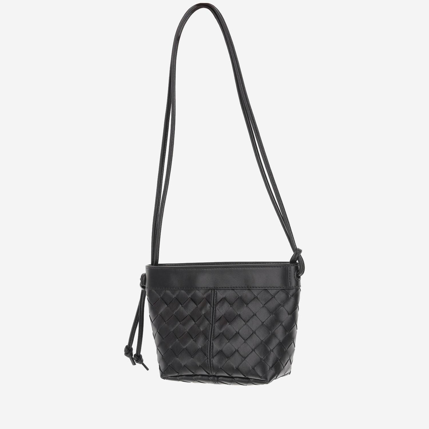 Bottega Veneta Shoulder Bag — Black Pelle