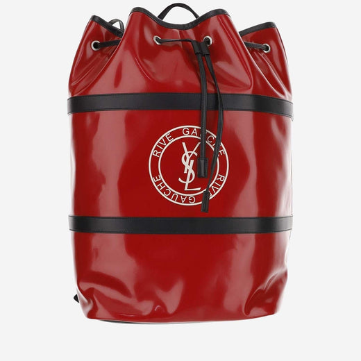 Saint Laurent Shoulder Bag — Red Polyurethane