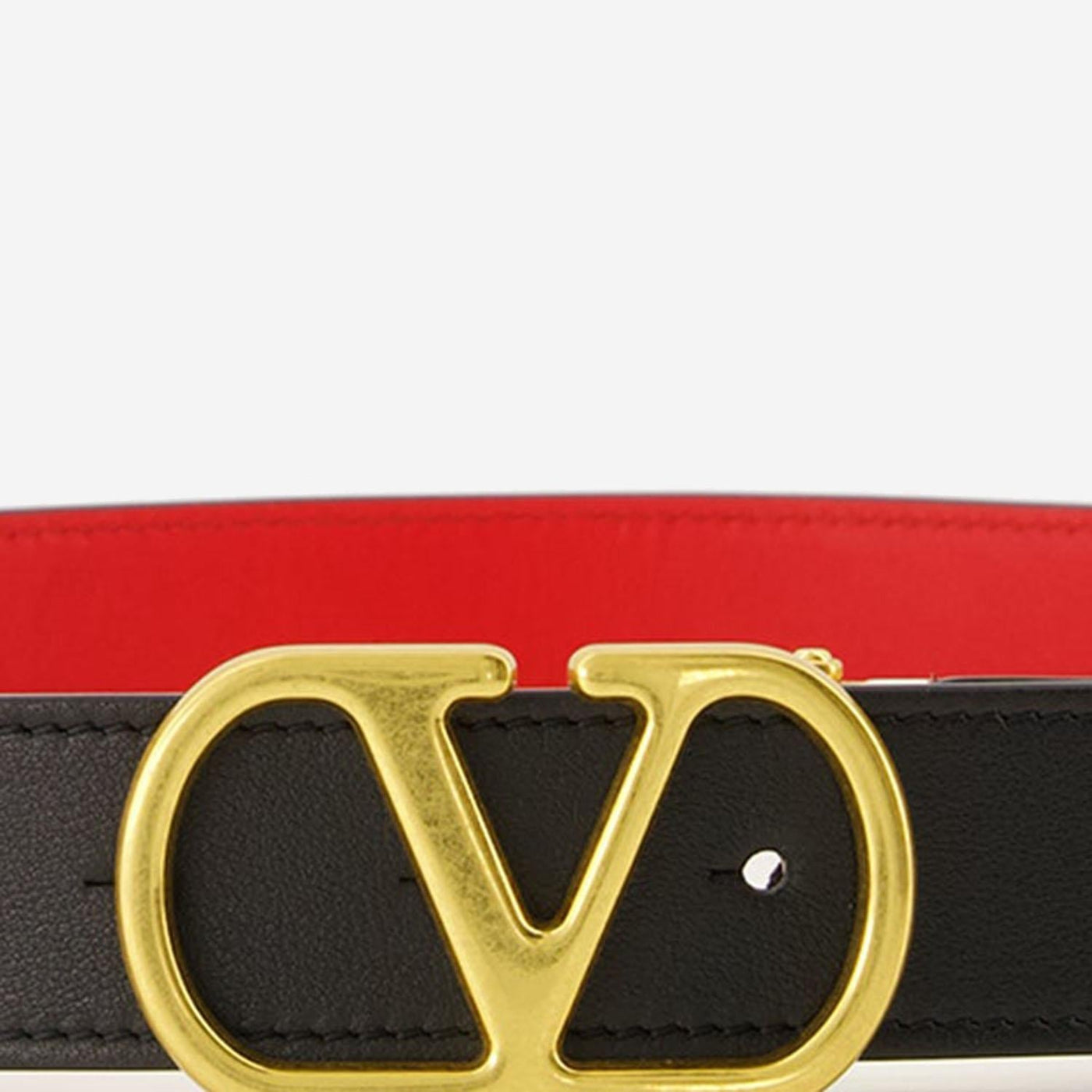 Valentino Garavani Vlogo Signature Belt — Multicolor Leather