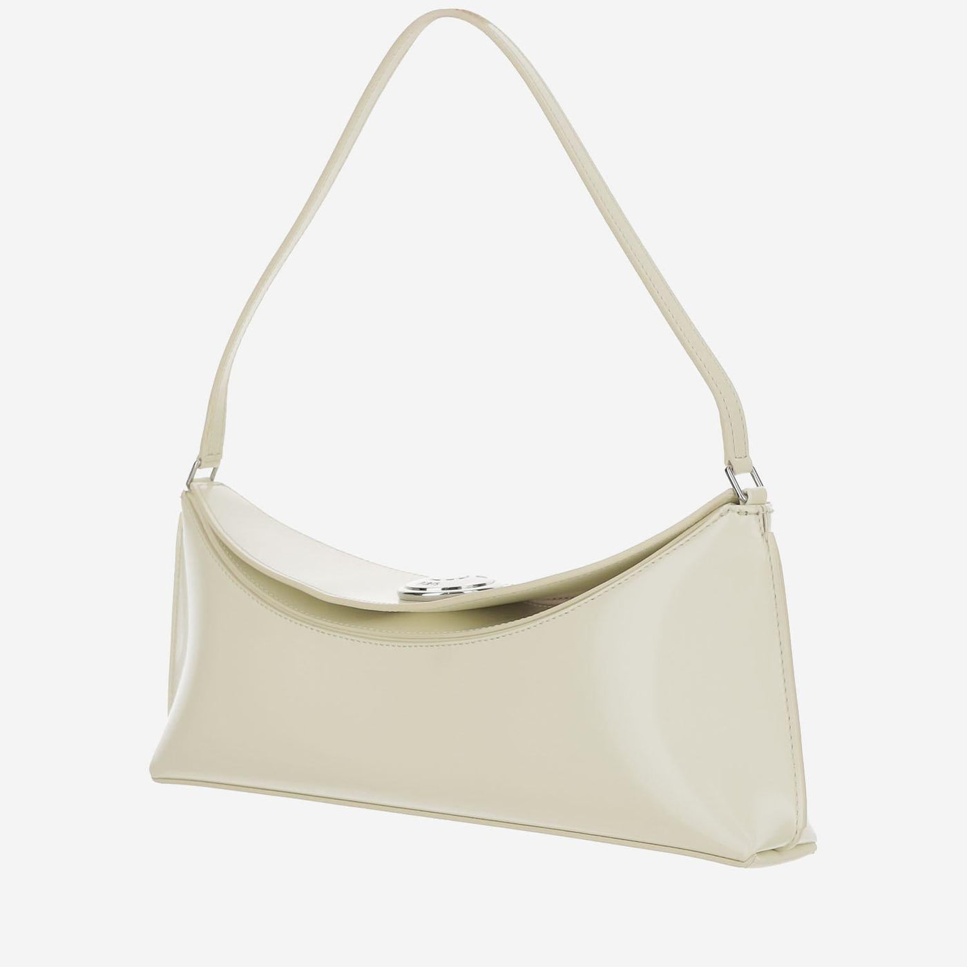 Jacquemus Shoulder Bag — White Calfskin