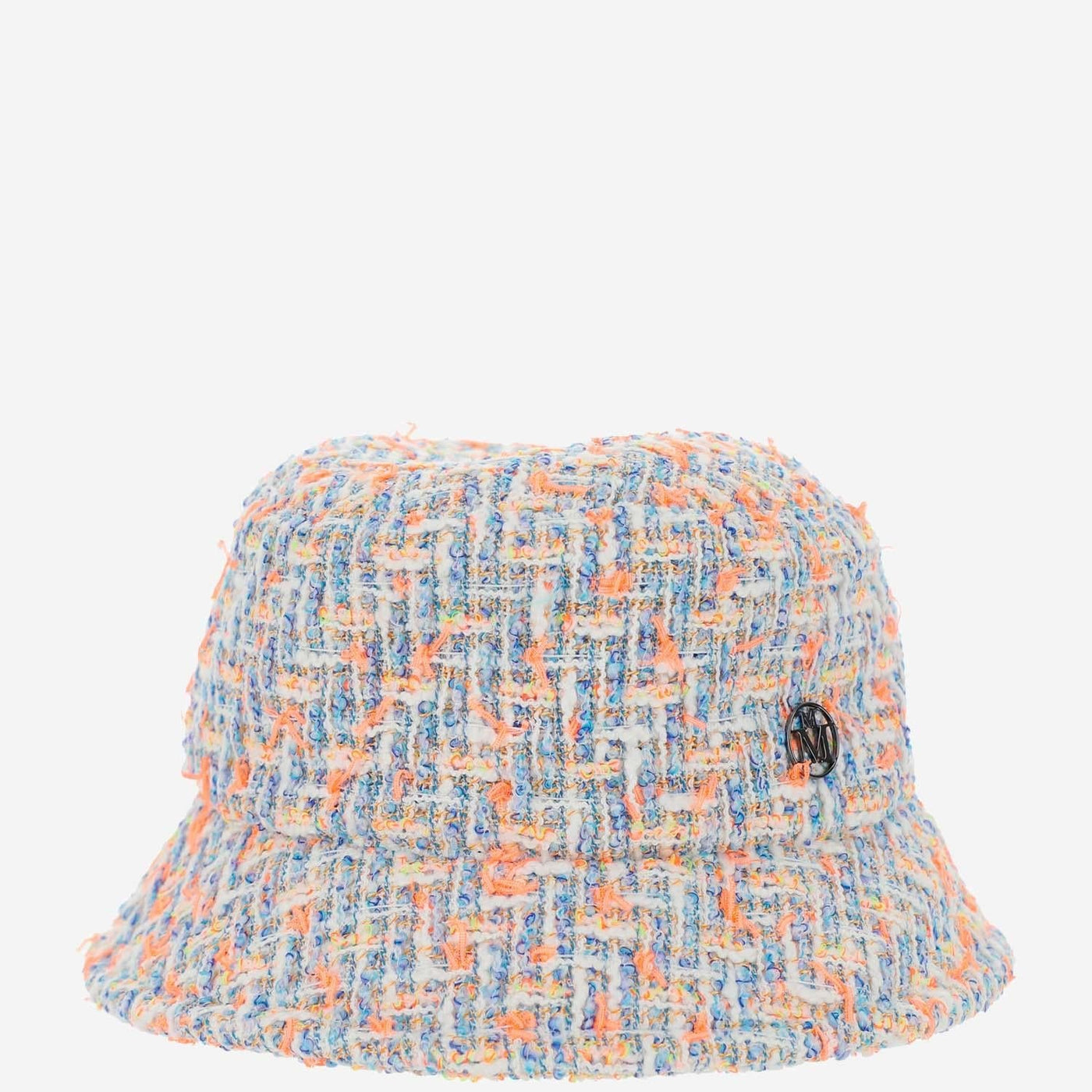 Maison Michel 2290024001 Tweed Bucket Hat — Multicolor Cotton
