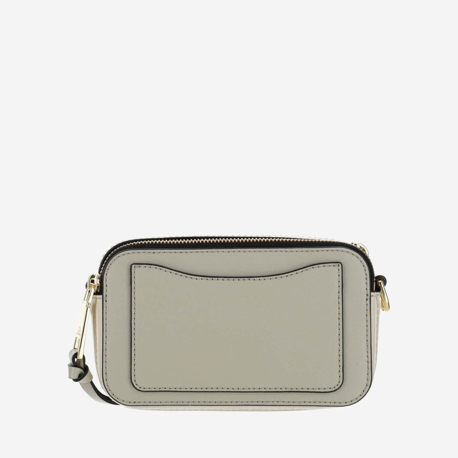 Marc Jacobs Snapshot Crossbody Bag — Beige Leather