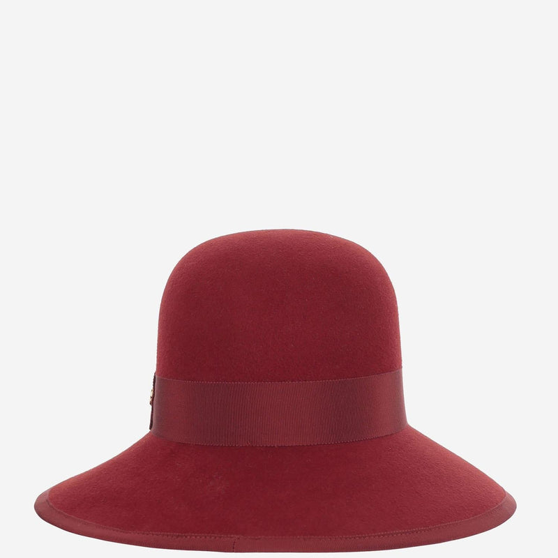 Valentino Garavani 7w2he00f Rabbit Felt Bucket Hat — Red