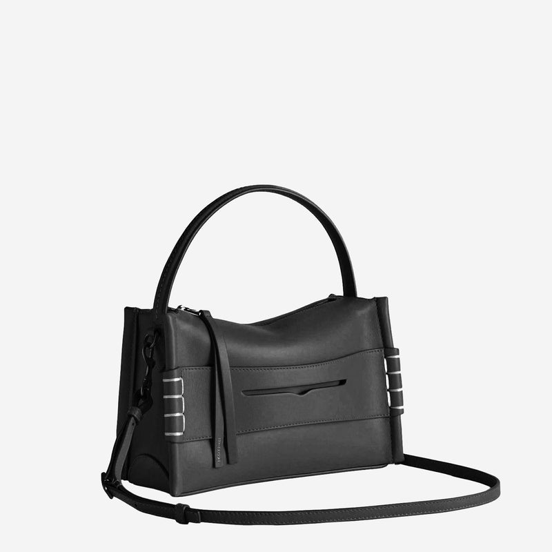 Jw Anderson Loafer Shoulder Bag — Black Leather