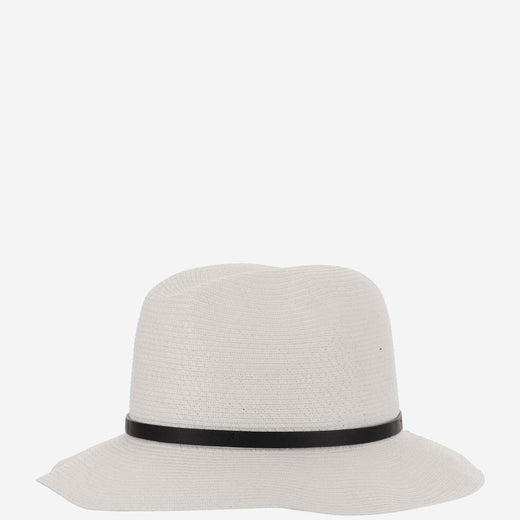 Filippo Catarzi Cat40 Paper Blend Panama Hat — White