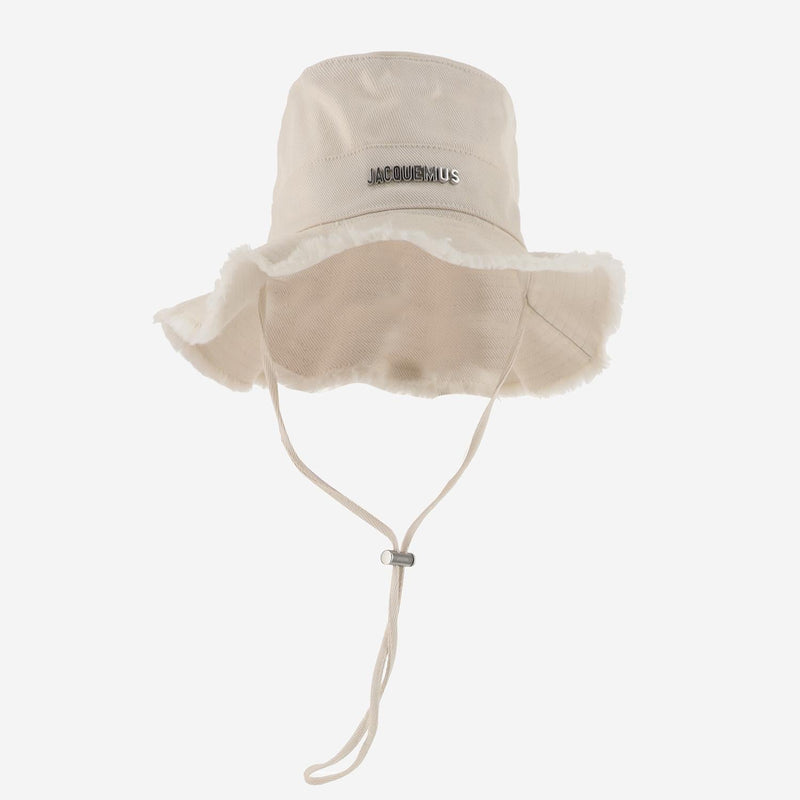 Jacquemus Acu00002ae00014 Bucket Hat — Ivory Cotton
