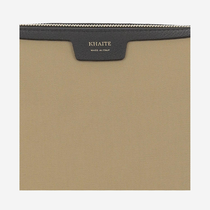 Khaite Lina Shoulder Bag — Beige Calfskin