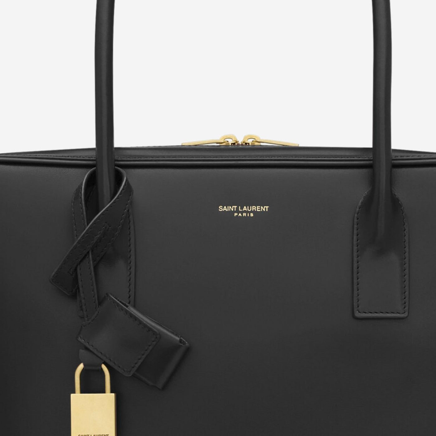 Saint Laurent Sac De Jour Shoulder Bag — Black Leather